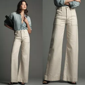 Pistola Penny Utility High-Rise‎ Wide-Leg Jeans Size 28" thumbnail 2