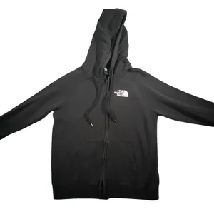 The‎ North Face Full Zip Hoodie Womens Medium Black Logo Sleeve NF0A4PA2 thumbnail 2