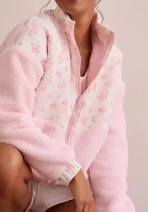 Altar’d State Wildflower Sherpa Zip-Up thumbnail 1