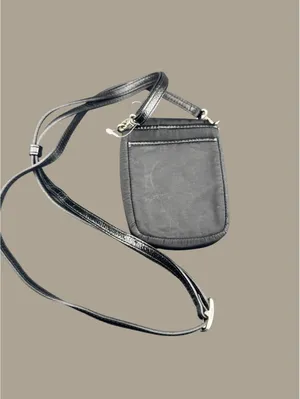 Brighton Black Crossbody Purse with Decorative Metal Clasp thumbnail 2