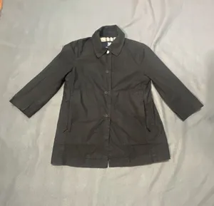 Burberry Lightweight Rain Jacket Trench Coat Black for kids thumbnail 2