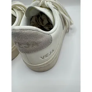Veja Shoes Women 6‎ White Gray Leather Lace Up Campo Sneakers Fashion Outdoor thumbnail 6