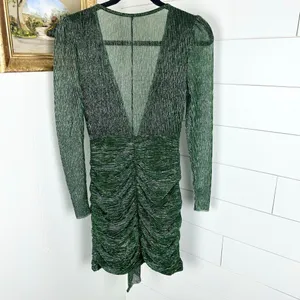 Hello Molly Dance Show Dress Emerald Green Mini Bodycon ASO NWT Size XS thumbnail 11