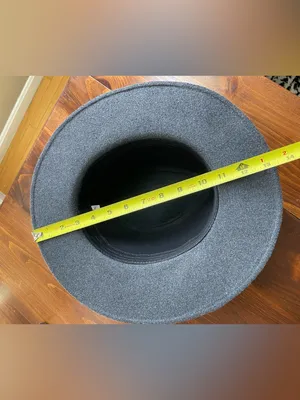 Wide Brim Felt Fedora Hat thumbnail 4