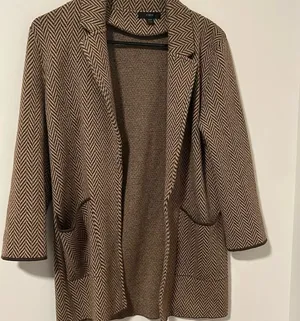 J Crew Sweater Cardigan Jacket Brown 30% Merino Wool Size XXS thumbnail 1