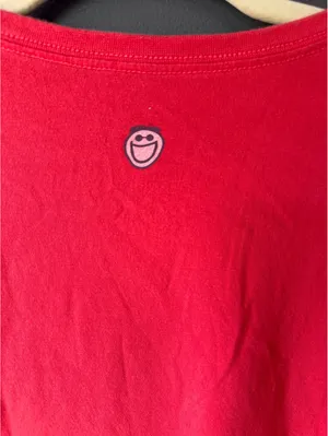 Life is Good Women's Medium Red Long Sleeve T-Shirt with Festive Graphic thumbnail 8