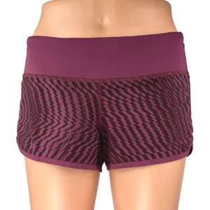 Lululemon Speed Up Maroon Chevron Pocket Activewear Athletic Running Shorts 4 thumbnail 1