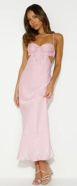 Pink Maxi Dress Hello Molly thumbnail 1