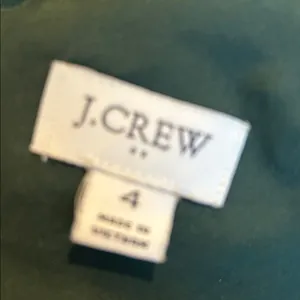 J. CREW green scallop camisole tank thumbnail 5