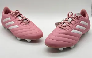 NEW‎ Adidas Goletto VIII FG Soccer Cleats Womens Size 12 Mens 11 Pink White thumbnail 1