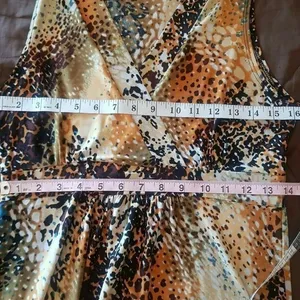 Madmazelle Dress Size XS Womens Animal Print Watercolor Artsy thumbnail 10