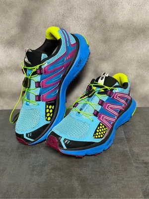 Salomon XR Mission 1 Women's Blue Trail Running Shoes w/Quicklace Size 8.5 thumbnail 9