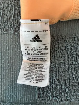 Adidas Sports Bra Orange High Neck thumbnail 3