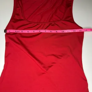 SheIn Red Square Neck Tank Top Women's Medium thumbnail 6
