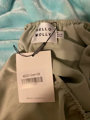 Hello Molly Green Satin Dress thumbnail 7