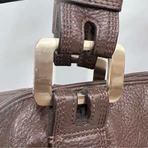 Michael Kors Brown Leather Shoulder Bag with Classic Design thumbnail 4