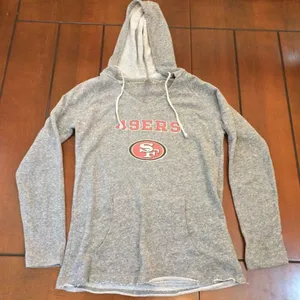 Women’s San Francisco 49ers pullover lightweight medium Gray thumbnail 1