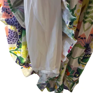 Hayden Los Angeles Maxi Dress Watercolor Floral Lined 1XL Tiered Tassel Boho thumbnail 6