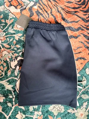 Cute Black & White Striped Side Tie Skirt Athletic Tennis Sport Skirt Size L thumbnail 11