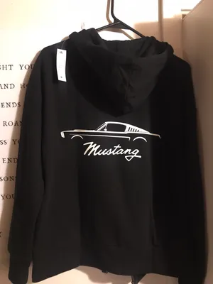 Mustang Hoodie Black thumbnail 2