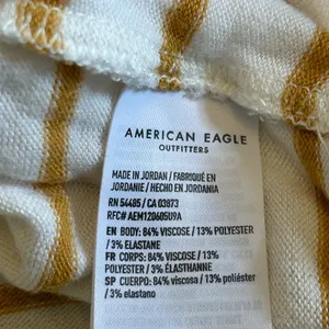 American Eagle Yellow White Striped Soft 6‎ for $36 Sexy Plush Hoodie Top thumbnail 12