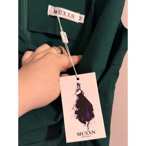 MUXXN Women's Emerald Green V Neck‎ Ruched Sheath Midi Dress Size M thumbnail 4