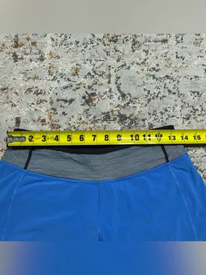 Lululemon Turbo Run shorts Porcelain Blue size 2 thumbnail 6