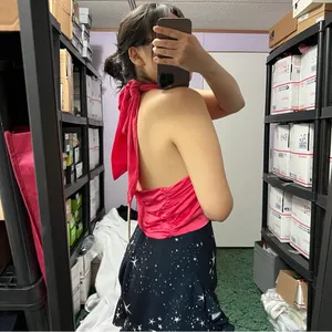 Do + Be halter satin blouse thumbnail 3