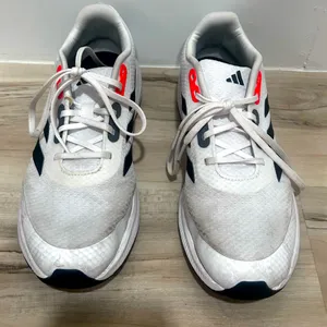 Adidas White and Black Athletic Shoes thumbnail 3