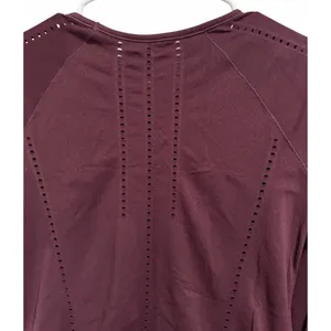 Athleta Foothill Seamless Long Sleeve Fitted Laser Cut Top Women's Size Small thumbnail 4
