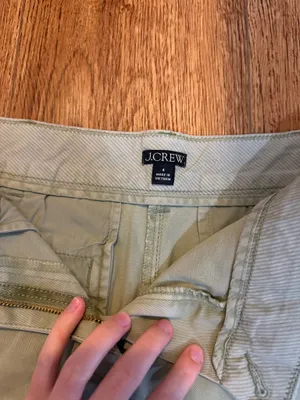 J Crew Green Chino Shorts thumbnail 3