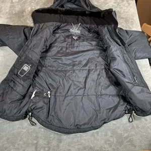 Obermeyer Ladies Sz 10 Black Ski Jacket Coat Thermolite Lauren W/‎ Fur Insulated thumbnail 11