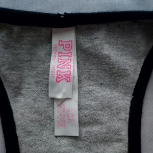 Victoria's Secret Gray Sports Bra with Black Trim L workout yoga Pilates running thumbnail 3