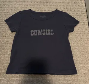 Rare Brandy Melville Cowgirl Sparkly Tee thumbnail 1