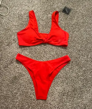 Zaful Red Bikini thumbnail 1
