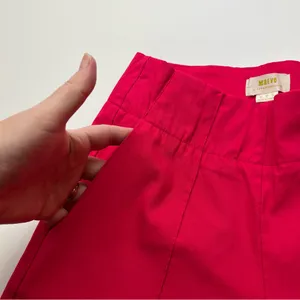 Maeve by Anthropologie Women’s Size‎ 2 Pink Wide-Leg Cropped Pant Pockets Preppy thumbnail 9