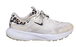 Nike React Escape Run White Leopard Women's Running Shoes Size 7M thumbnail 1