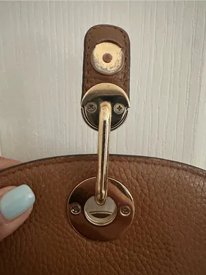 Michael Kors Raven Brown Logo Backpack with Tan Leather Trim thumbnail 6