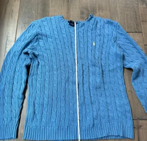 Cable-Knit Cotton Crewneck Sweater thumbnail 3