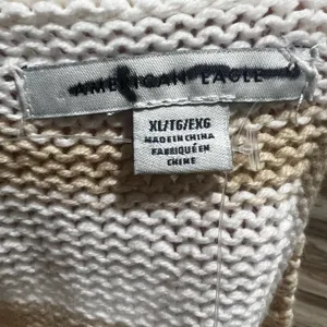 American Eagle beige striped pullover sweater thumbnail 8