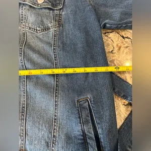 Denim Shirt Dress Plus Size 16 Stretch Belt Eloquii Sz 16 thumbnail 8