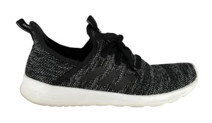 Adidas Cloudfoam‎ Pure Running Shoes Womens 7.5 Black White DB0694 Sneakers thumbnail 1