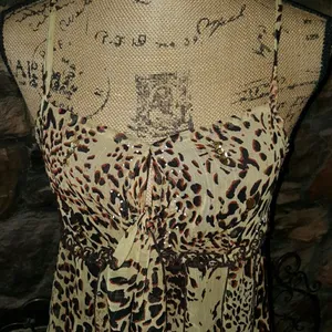 Vintage Carrie Allen Animal Print Top thumbnail 2