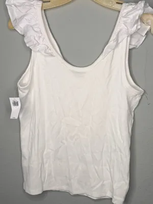 Old Navy White Top nwt thumbnail 4