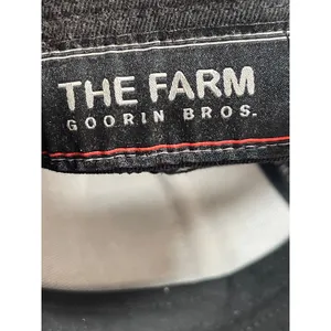 The Farm Goorin Bros Black Mesh Leopard Logo Adjustable Snap Trucker Cap Hat OS thumbnail 5