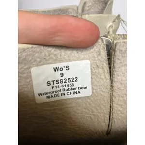 Sperry‎ Saltwater Duck Boots Womens 9 Cream Fair Waterproof Rubber STS82522 thumbnail 8