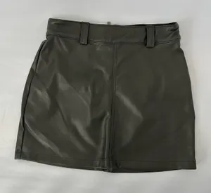 Hollister Ultra High-Rise Faux Leather Mini Skirt – Black – Size M thumbnail 1
