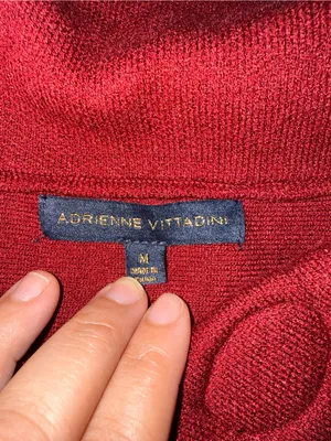 Adrienne Vittadini Red Short-Sleeve Knit Capelet Cardigan thumbnail 6