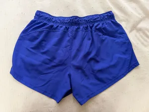 Blue Athletic Shorts with Pockets Size L thumbnail 2