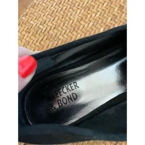 Bleeker & bond black suede studded loafers size 7 thumbnail 7